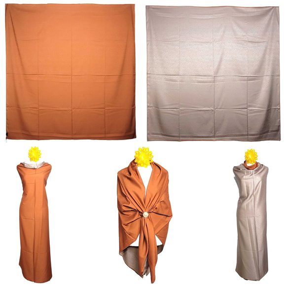 Accessories - NWT Double Sided Silk Scarf 53"x53" Large Square Shawl Wrap SJJL 3229